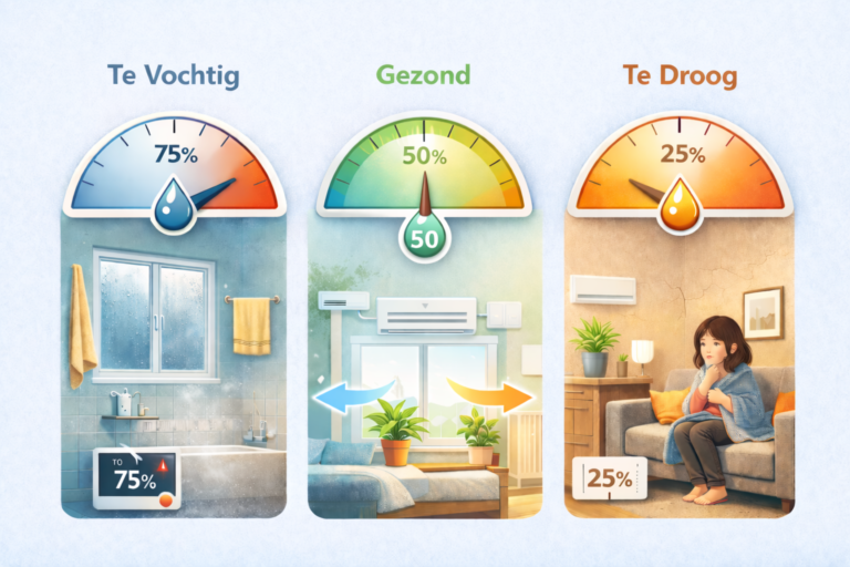 Luchtvochtigheid in huis